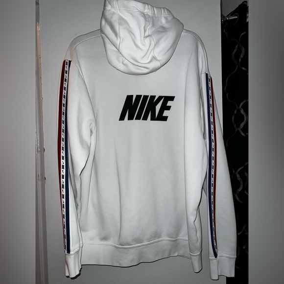 Mens Nike logo white hoodie - Picture 1 of 5